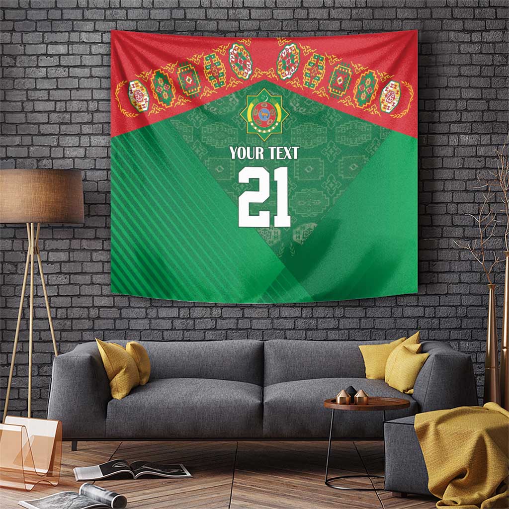 Turkmenistan Football Custom Tapestry We Are The Champions