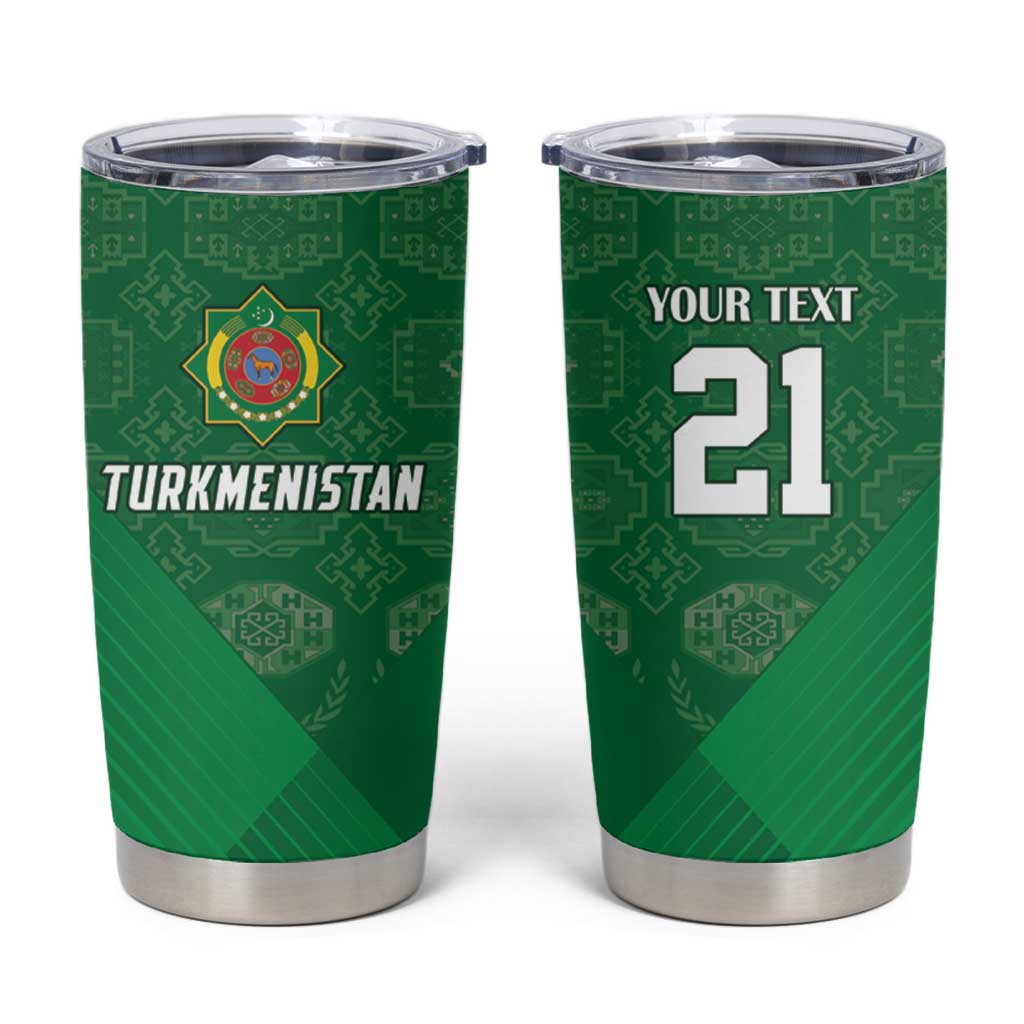 Turkmenistan Football Custom Tumbler Cup We Are The Champions