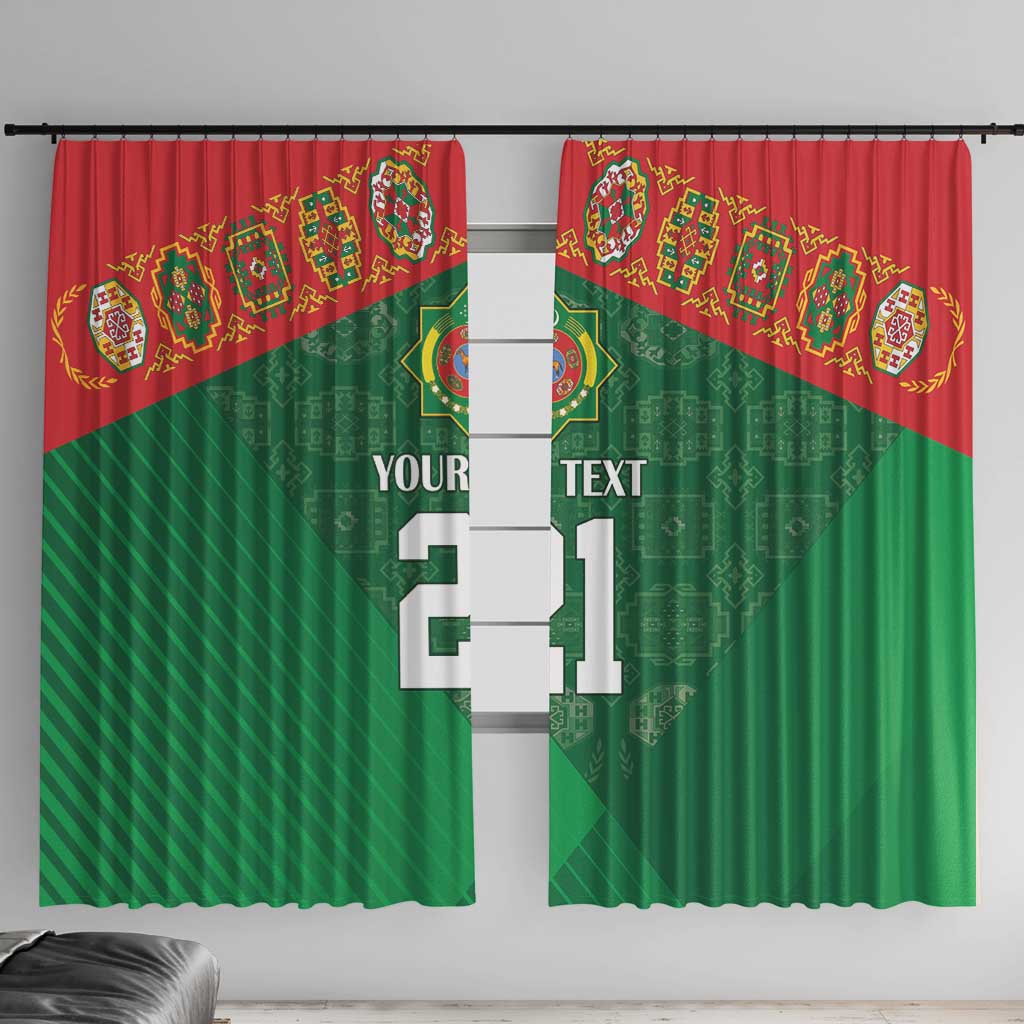 Turkmenistan Football Custom Window Curtain We Are The Champions