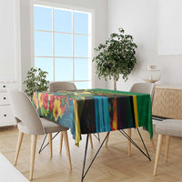 Jamica Hummingbird and Crocodiles Personalized Tablecloth