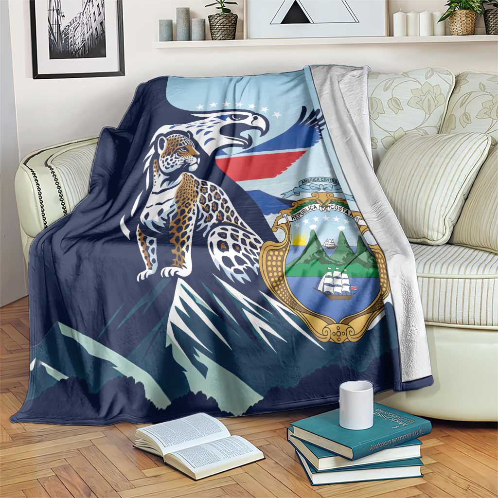 Costa Rica Jaguar Guaria Morada Blanket