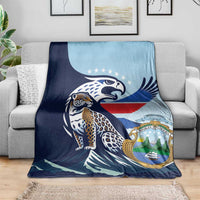Costa Rica Jaguar Guaria Morada Blanket