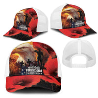US Memorial Day Mesh Trucker Cap May We Never Forget Freedom Isnt Free