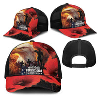 US Memorial Day Mesh Trucker Cap May We Never Forget Freedom Isnt Free