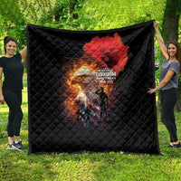 US Memorial Day Personalized Quilt May We Never Forget Freedom Isnt Free