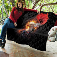 US Memorial Day Personalized Quilt May We Never Forget Freedom Isnt Free