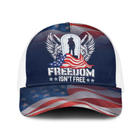 Never Forget Freedom American Memorial Day Baseball Net Cap