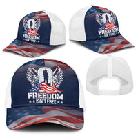 Never Forget Freedom American Memorial Day Baseball Net Cap