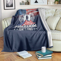 Never Forget Freedom American Memorial Day Blanket