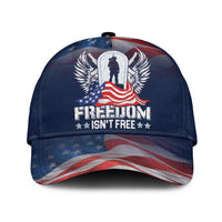 Never Forget Freedom American Memorial Day Classic Cap