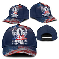 Never Forget Freedom American Memorial Day Classic Cap