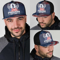 Never Forget Freedom American Memorial Day Mesh Trucker Cap