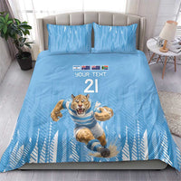 Argentina Rugby Custom Bedding Set Glory Be To Pumas - Wonder Print Shop