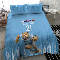 Argentina Rugby Custom Bedding Set Glory Be To Pumas - Wonder Print Shop
