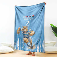 Argentina Rugby Custom Blanket Glory Be To Pumas - Wonder Print Shop