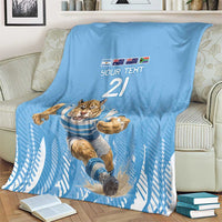 Argentina Rugby Custom Blanket Glory Be To Pumas - Wonder Print Shop