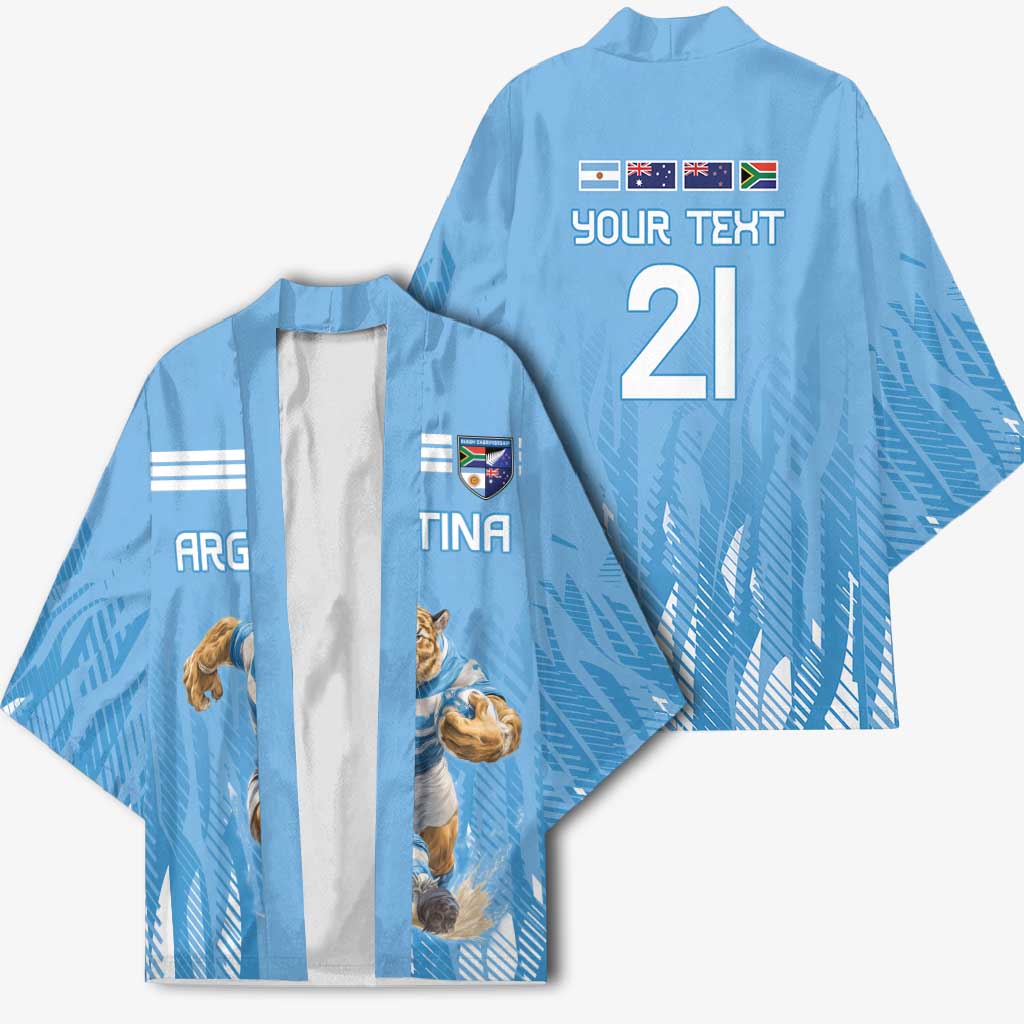 Argentina Rugby Custom Kimono Glory Be To Pumas - Wonder Print Shop