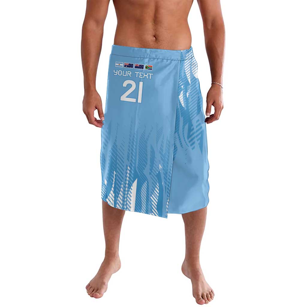 Argentina Rugby Custom Lavalava Glory Be To Pumas - Wonder Print Shop