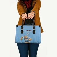 Argentina Rugby Custom Leather Bag Glory Be To Pumas - Wonder Print Shop
