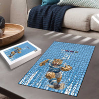 Argentina Rugby Custom Puzzle Glory Be To Pumas - Wonder Print Shop