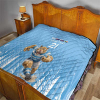 Argentina Rugby Custom Quilt Glory Be To Pumas - Wonder Print Shop