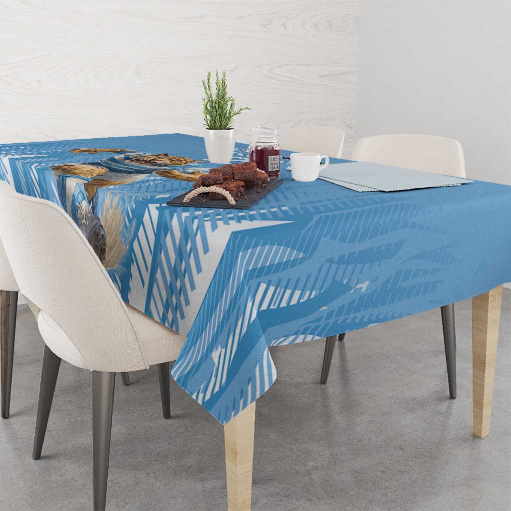Argentina Rugby Custom Tablecloth Glory Be To Pumas - Wonder Print Shop