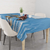 Argentina Rugby Custom Tablecloth Glory Be To Pumas - Wonder Print Shop