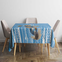 Argentina Rugby Custom Tablecloth Glory Be To Pumas - Wonder Print Shop