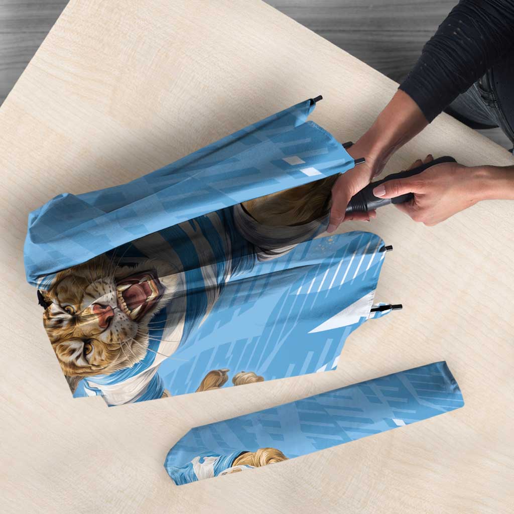 Argentina Rugby Custom Umbrella Glory Be To Pumas - Wonder Print Shop
