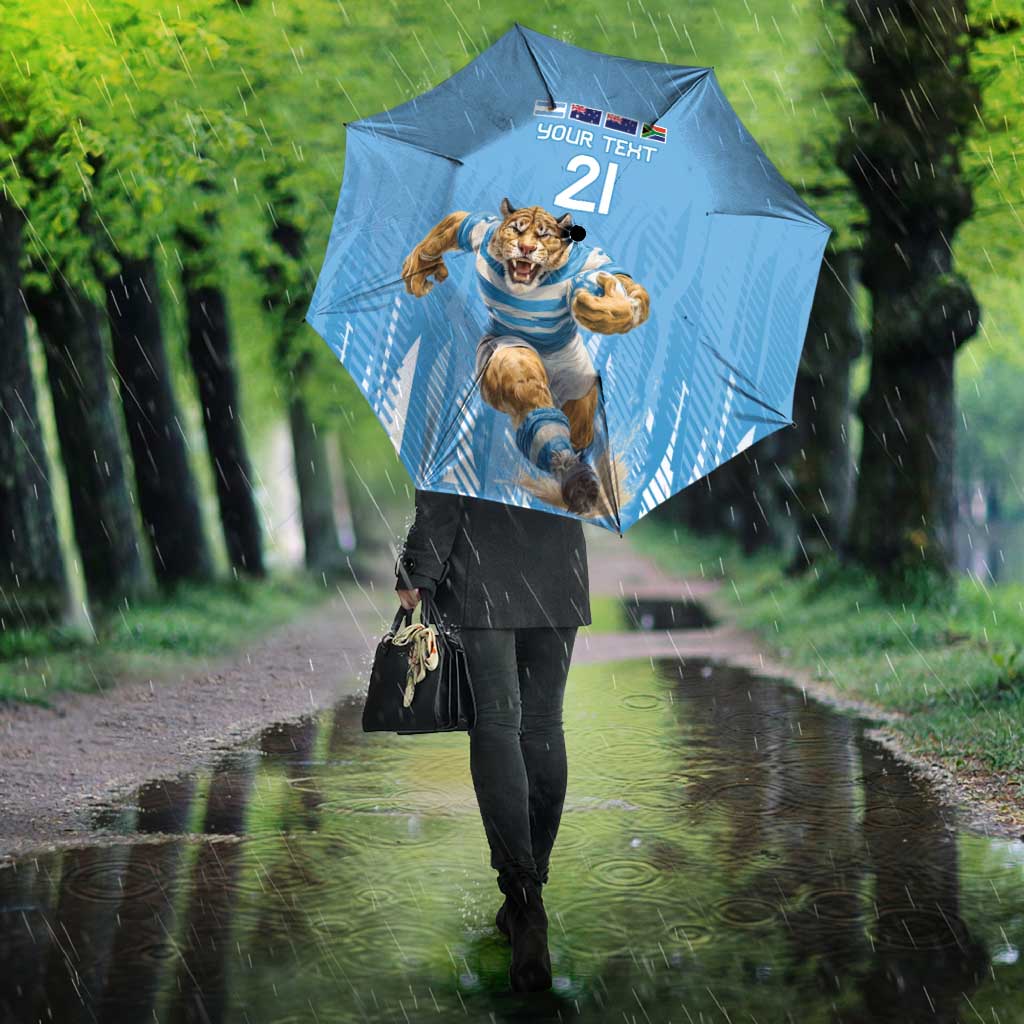 Argentina Rugby Custom Umbrella Glory Be To Pumas - Wonder Print Shop