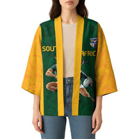 South Africa Rugby Custom Kimono Glory Be To Springboks - Wonder Print Shop
