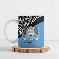 Botswana Cricket Custom Ceramic Mug Baggy Blues Zebra Skins Pattern - Wonder Print Shop