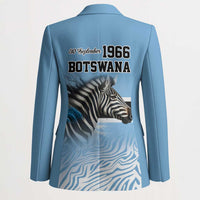 Botswana Independence Day 1966 Blazer Tribal Zebra Skins Pattern - Wonder Print Shop