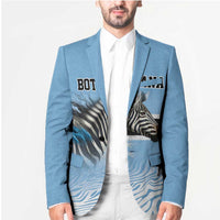 Botswana Independence Day 1966 Blazer Tribal Zebra Skins Pattern - Wonder Print Shop