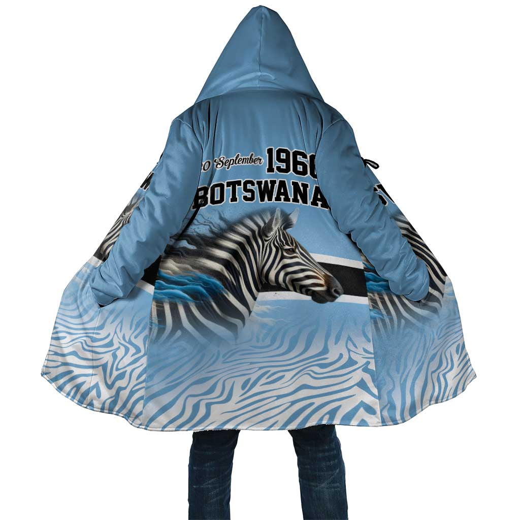 Botswana Independence Day 1966 Cloak Tribal Zebra Skins Pattern - Wonder Print Shop