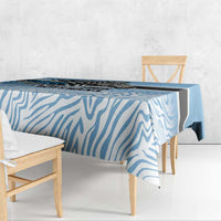 Botswana Independence Day 1966 Tablecloth Tribal Zebra Skins Pattern - Wonder Print Shop