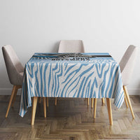 Botswana Independence Day 1966 Tablecloth Tribal Zebra Skins Pattern - Wonder Print Shop