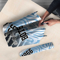 Botswana Independence Day 1966 Umbrella Tribal Zebra Skins Pattern - Wonder Print Shop