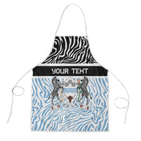 Botswana Personalized Apron Zebra Skins Pattern - Wonder Print Shop