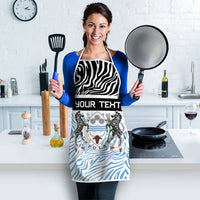 Botswana Personalized Apron Zebra Skins Pattern - Wonder Print Shop