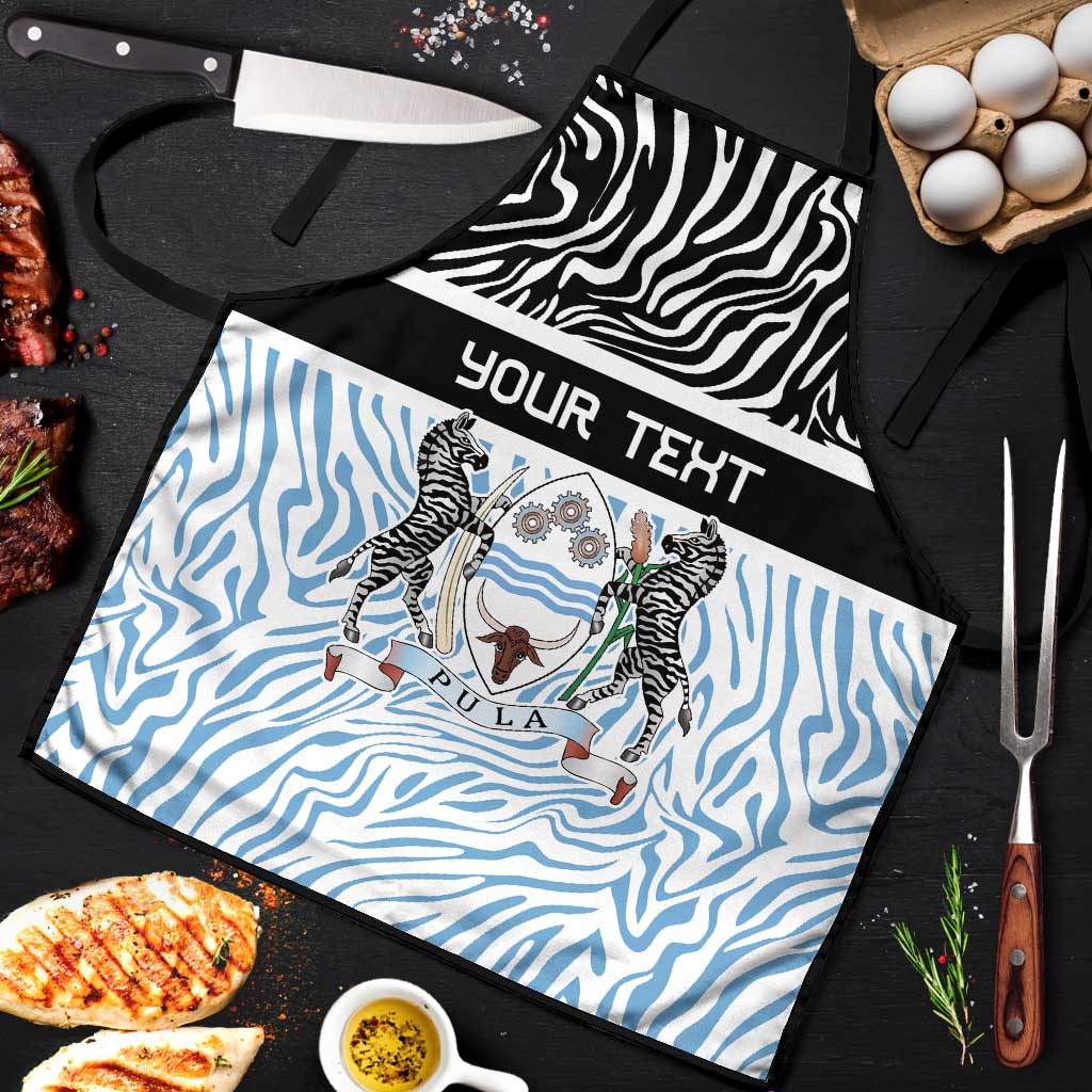 Botswana Personalized Apron Zebra Skins Pattern - Wonder Print Shop