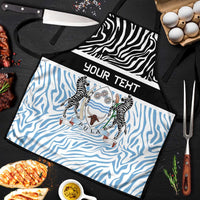 Botswana Personalized Apron Zebra Skins Pattern - Wonder Print Shop