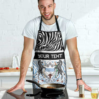 Botswana Personalized Apron Zebra Skins Pattern - Wonder Print Shop