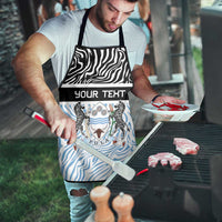 Botswana Personalized Apron Zebra Skins Pattern - Wonder Print Shop