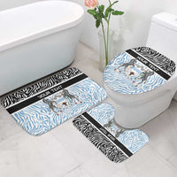 Botswana Personalized Bathroom Set Zebra Skins Pattern - Wonder Print Shop