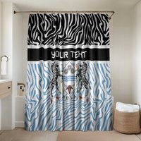 Botswana Personalized Bathroom Set Zebra Skins Pattern - Wonder Print Shop