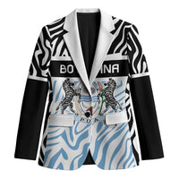 Botswana Personalized Blazer Zebra Skins Pattern - Wonder Print Shop