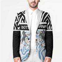 Botswana Personalized Blazer Zebra Skins Pattern - Wonder Print Shop