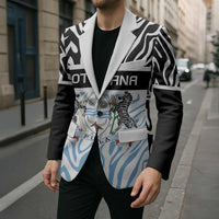 Botswana Personalized Blazer Zebra Skins Pattern - Wonder Print Shop