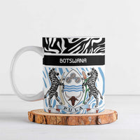 Botswana Personalized Ceramic Mug Zebra Skins Pattern - Wonder Print Shop